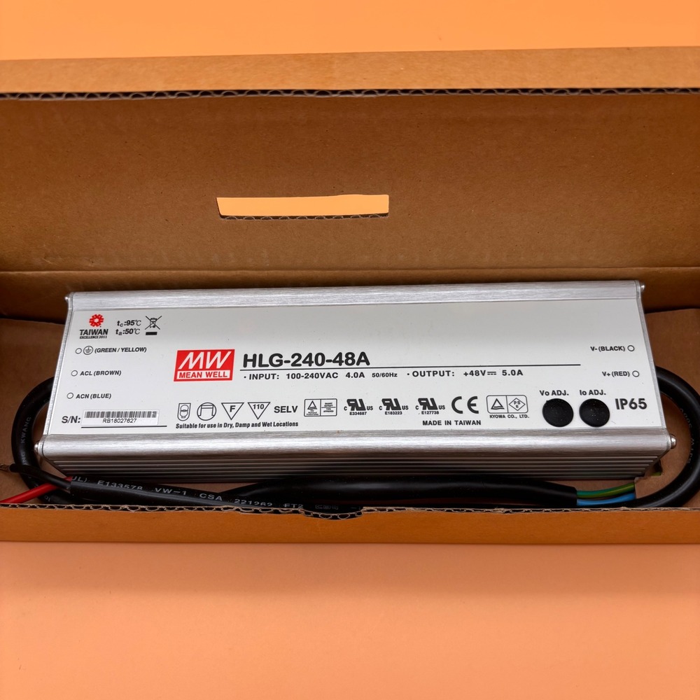 Mean Well HLG-240-48A LED Driver 48V 5A 240W IP65 Power Supply